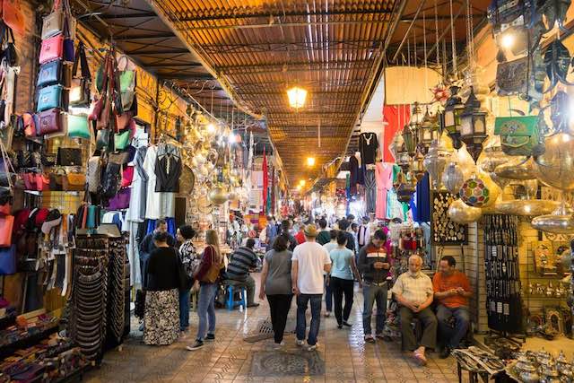 Marrakech souk 